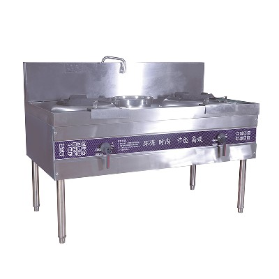 Double head and one tail stoves